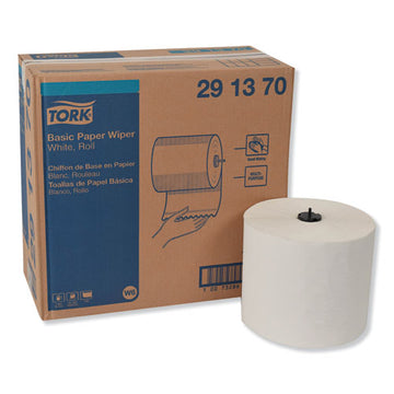 Tork® Basic Paper Wiper Roll Towel, 7.68" X 1150 Ft, White, 4 Rolls-carton freeshipping - TVN Wholesale